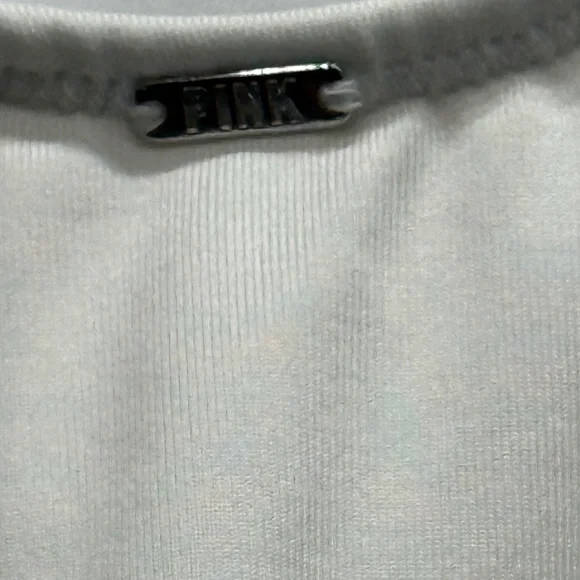 PINK Victoria's Secret White One Piece Swimsuit SZ M - Picture 3 of 6